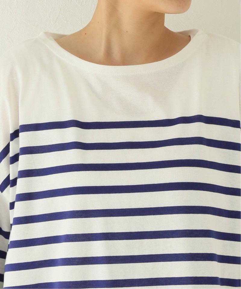 パネルボーダーボートネックTEE◆（JOURNAL STANDARD relume）