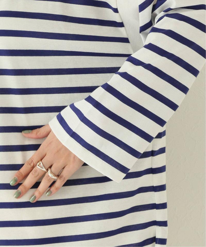 パネルボーダーボートネックTEE◆（JOURNAL STANDARD relume）
