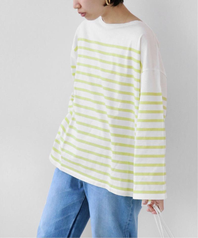 パネルボーダーボートネックTEE◆（JOURNAL STANDARD relume）