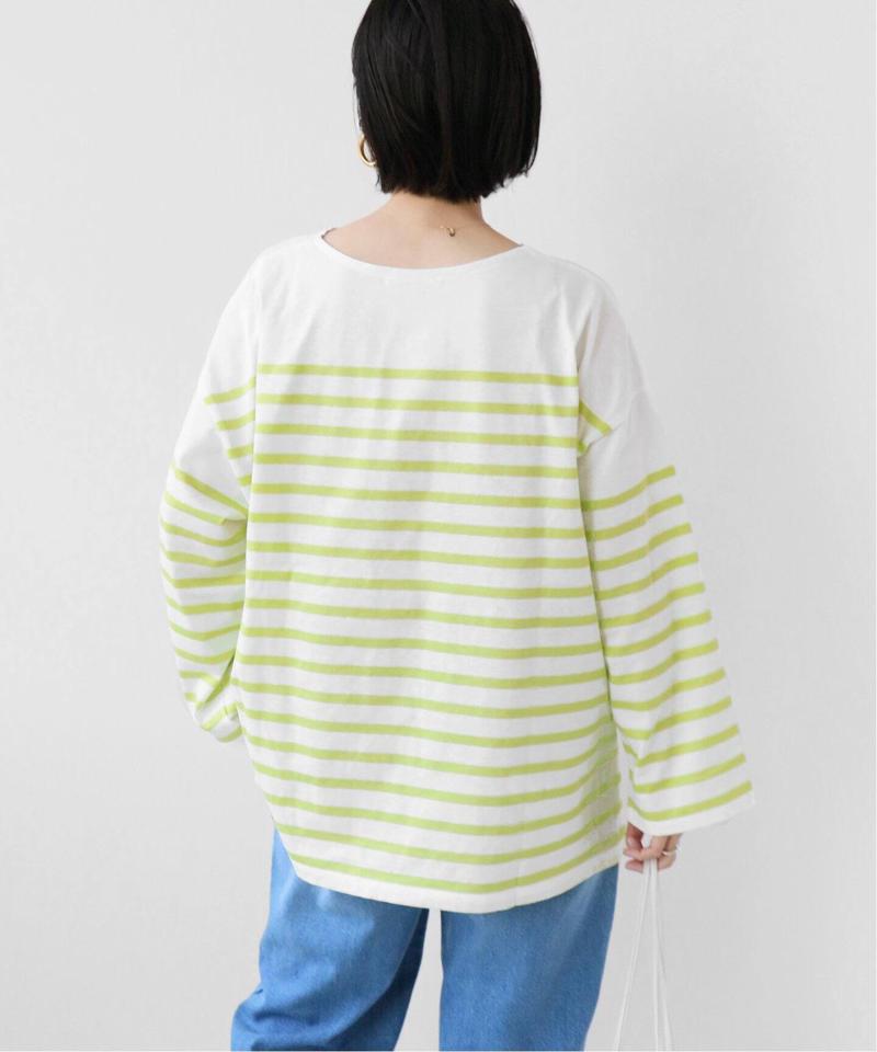 パネルボーダーボートネックTEE◆（JOURNAL STANDARD relume）
