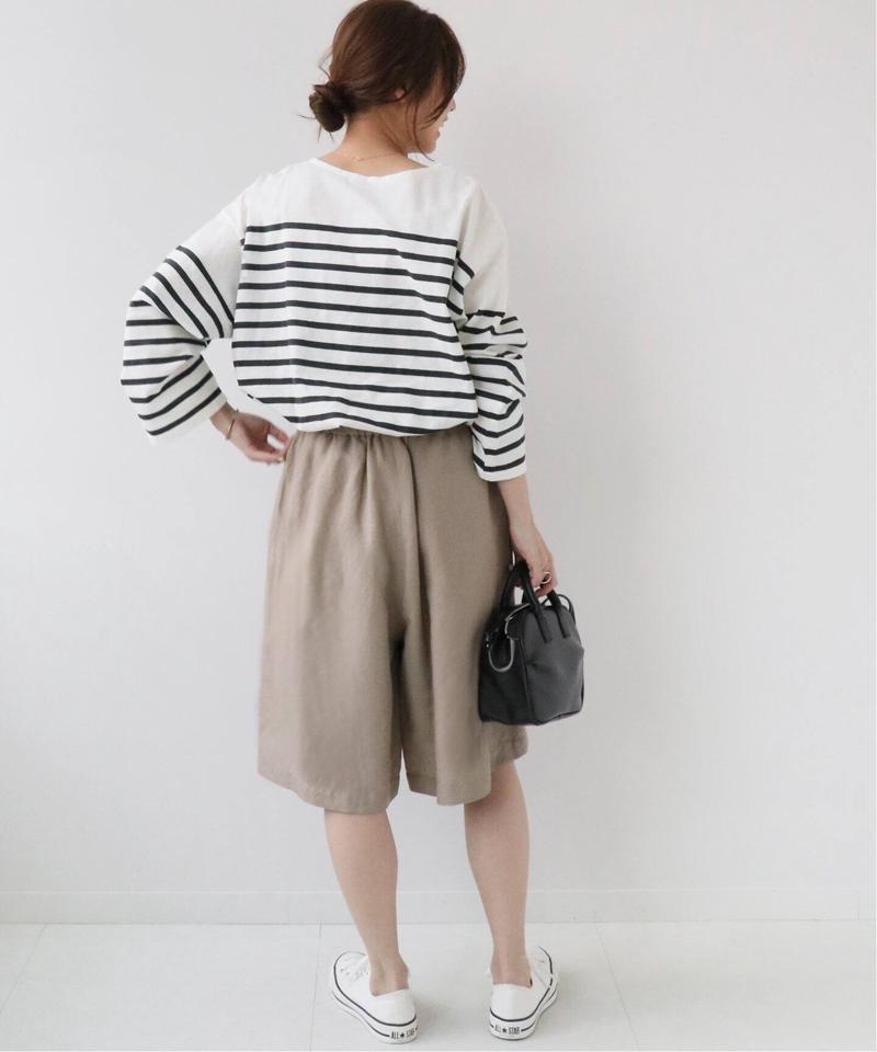 パネルボーダーボートネックTEE◆（JOURNAL STANDARD relume）