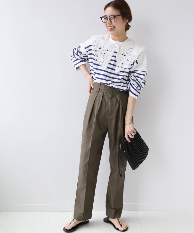 パネルボーダーボートネックTEE◆（JOURNAL STANDARD relume）