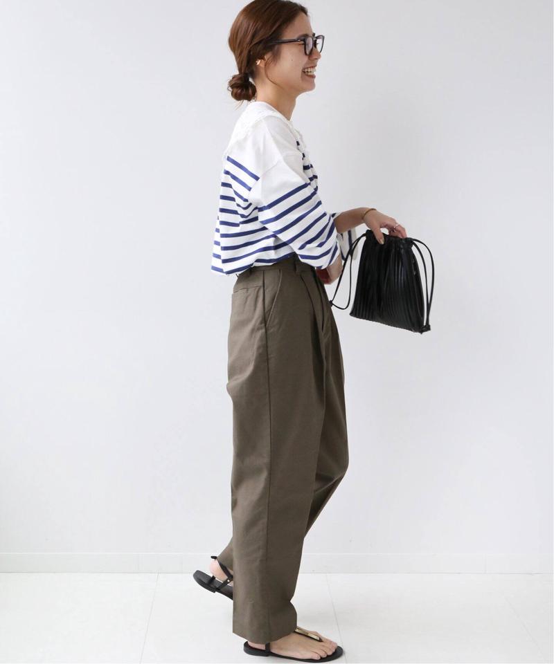パネルボーダーボートネックTEE◆（JOURNAL STANDARD relume）