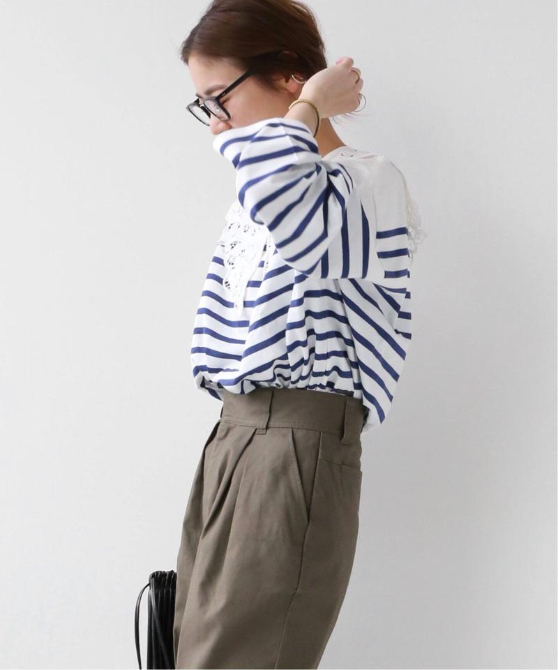 パネルボーダーボートネックTEE◆（JOURNAL STANDARD relume）