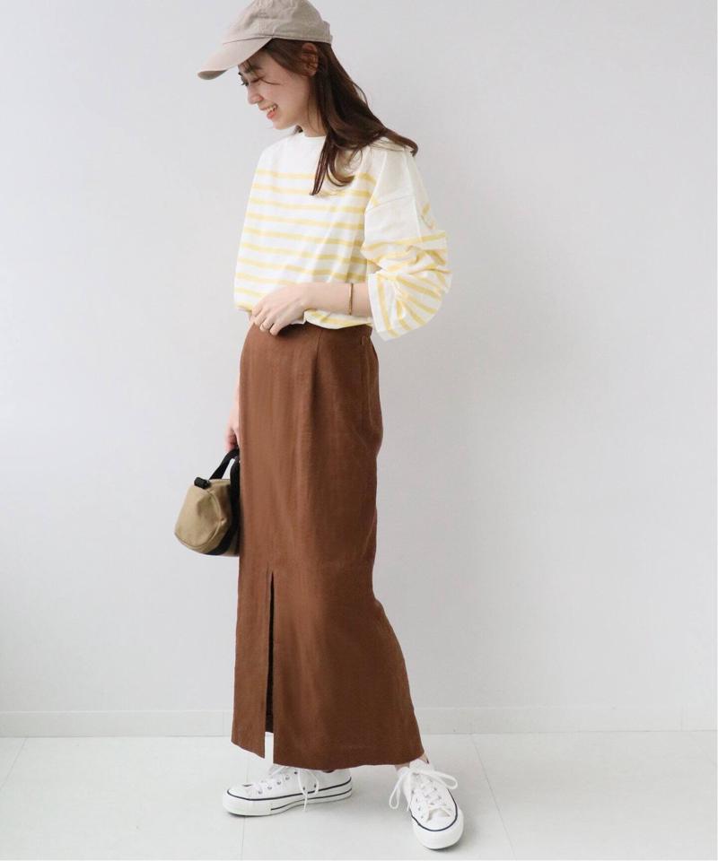 パネルボーダーボートネックTEE◆（JOURNAL STANDARD relume）