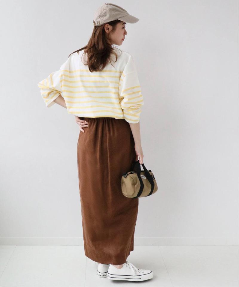 パネルボーダーボートネックTEE◆（JOURNAL STANDARD relume）