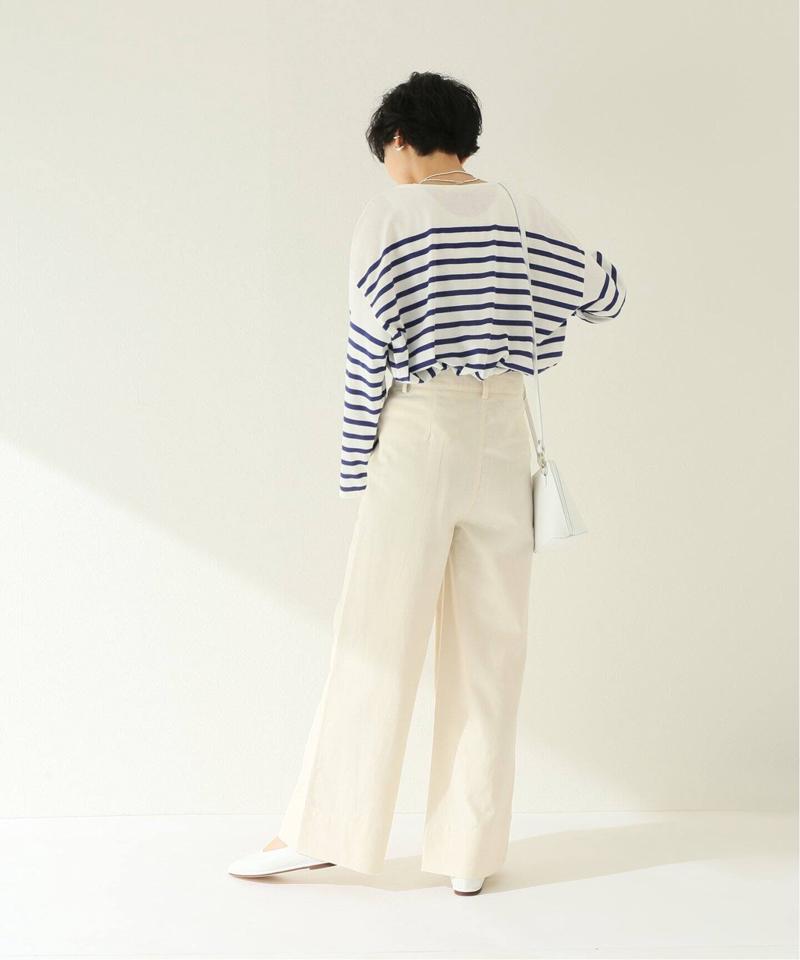 パネルボーダーボートネックTEE◆（JOURNAL STANDARD relume）