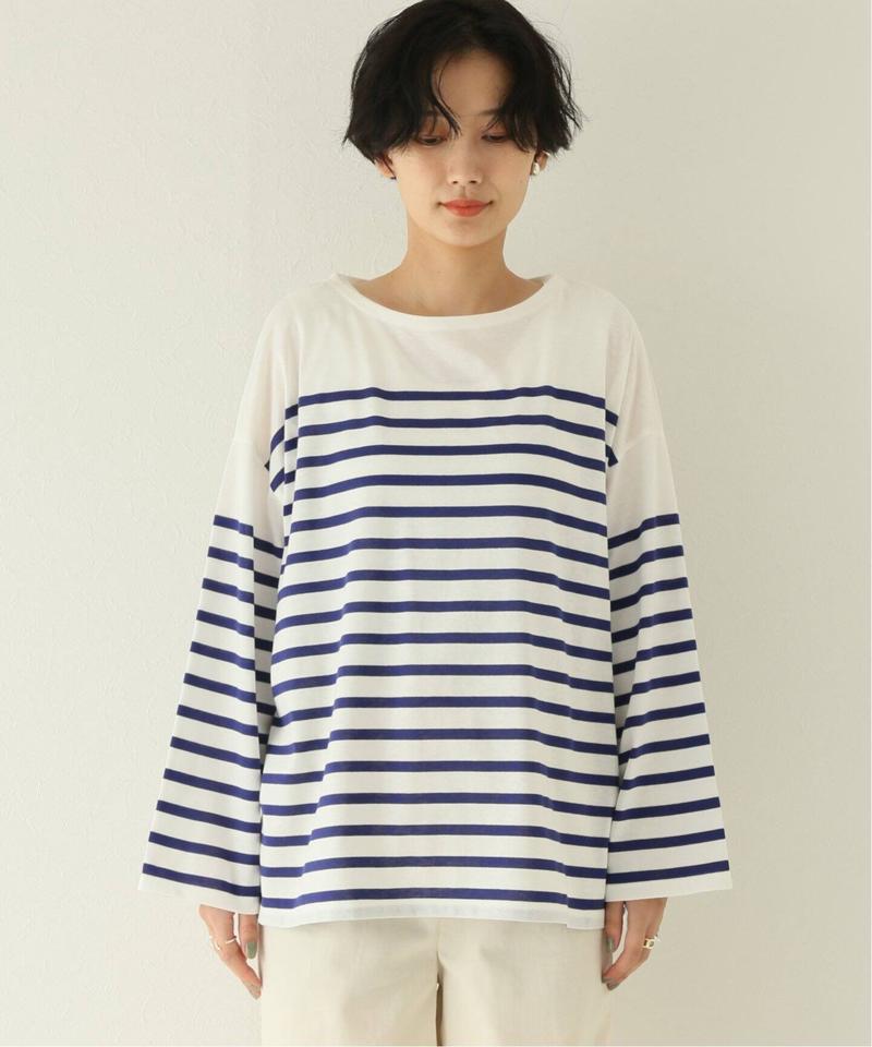パネルボーダーボートネックTEE◆（JOURNAL STANDARD relume）
