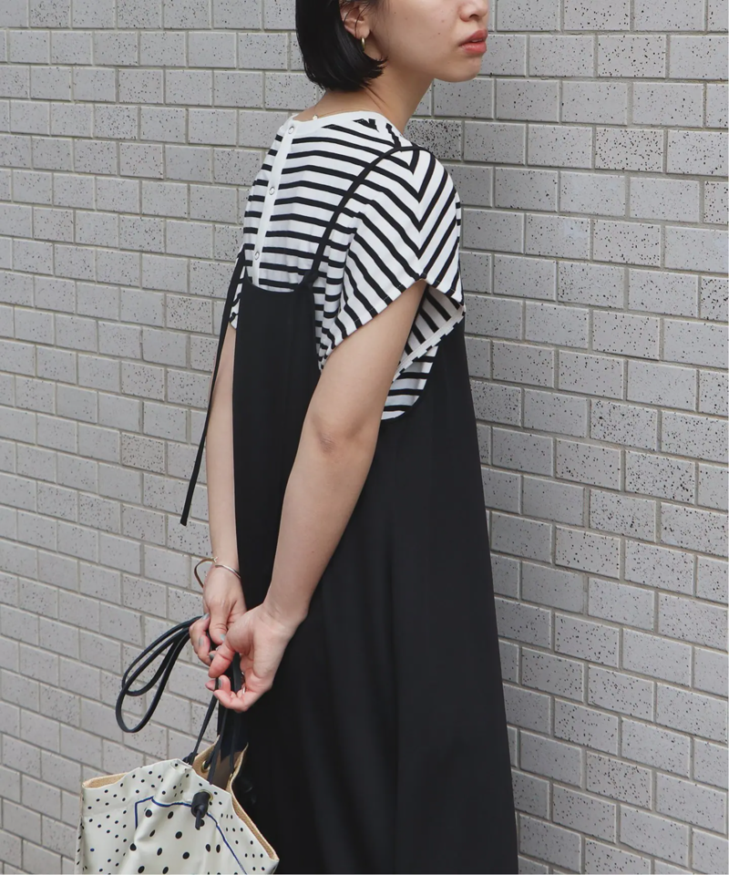 フレンチスリーブボーダーTEE◆（JOURNAL STANDARD relume）