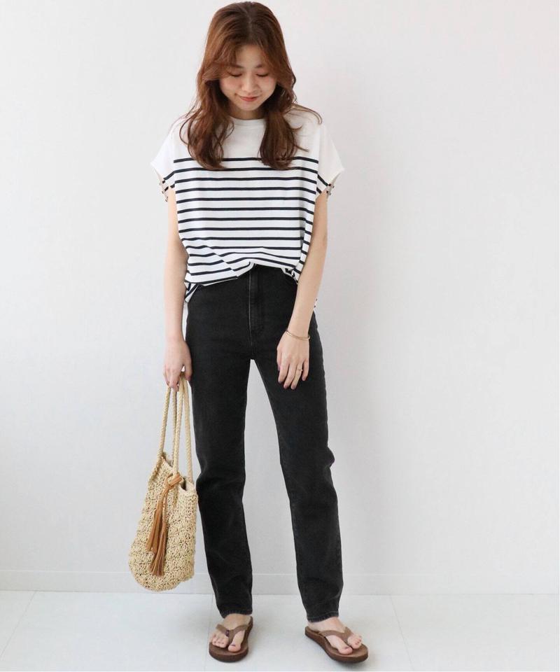 フレンチスリーブボーダーTEE◆（JOURNAL STANDARD relume）