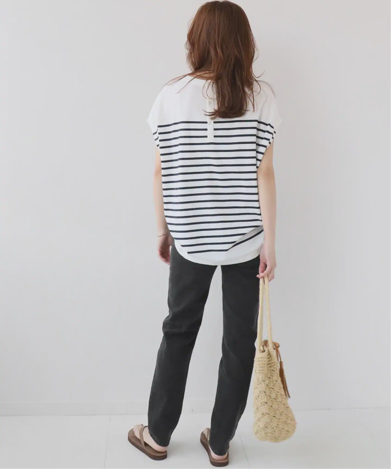 フレンチスリーブボーダーTEE◆（JOURNAL STANDARD relume）