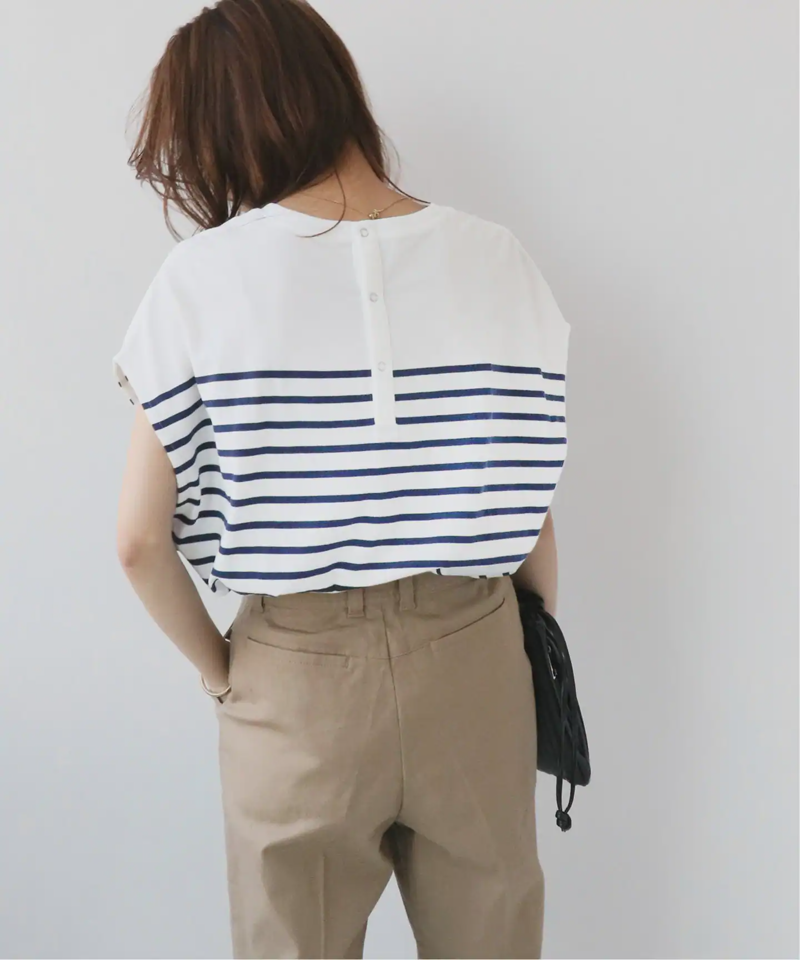 フレンチスリーブボーダーTEE◆（JOURNAL STANDARD relume）