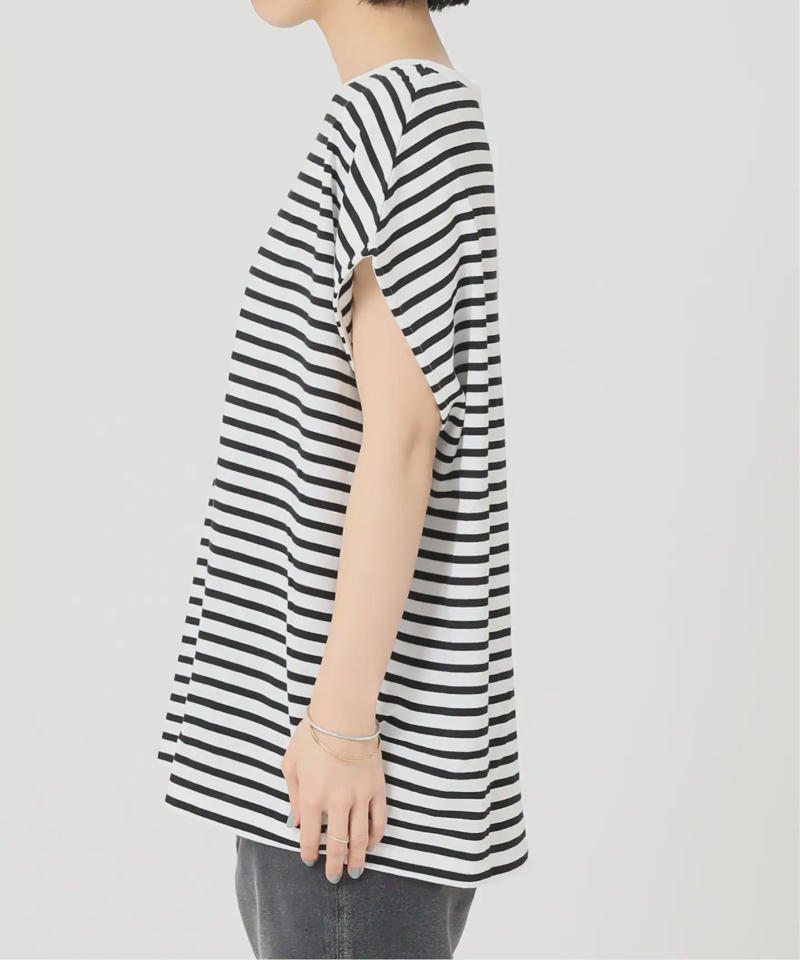 フレンチスリーブボーダーTEE◆（JOURNAL STANDARD relume）
