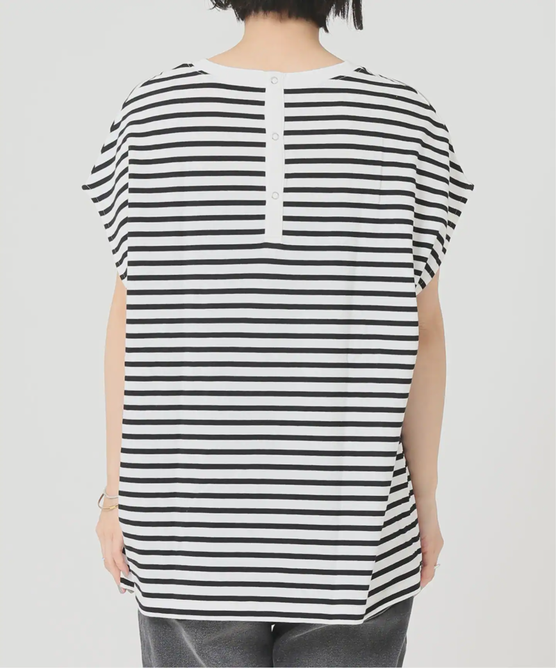フレンチスリーブボーダーTEE◆（JOURNAL STANDARD relume）