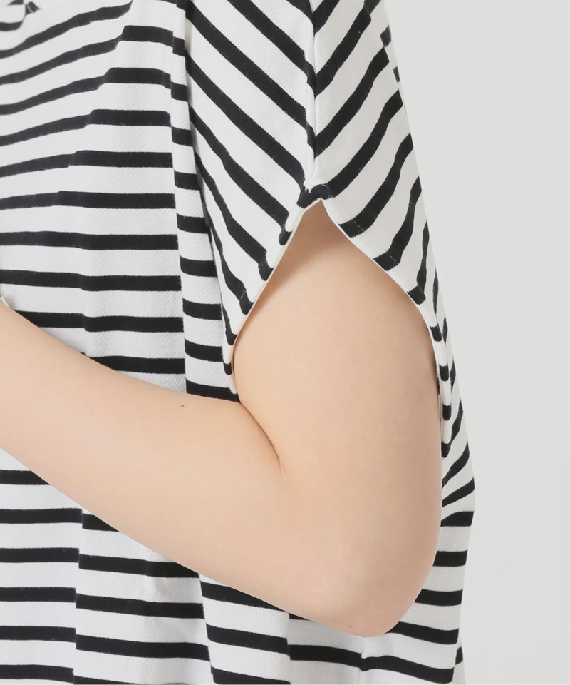 フレンチスリーブボーダーTEE◆（JOURNAL STANDARD relume）