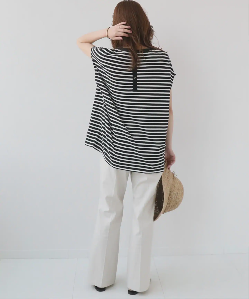 フレンチスリーブボーダーTEE◆（JOURNAL STANDARD relume）