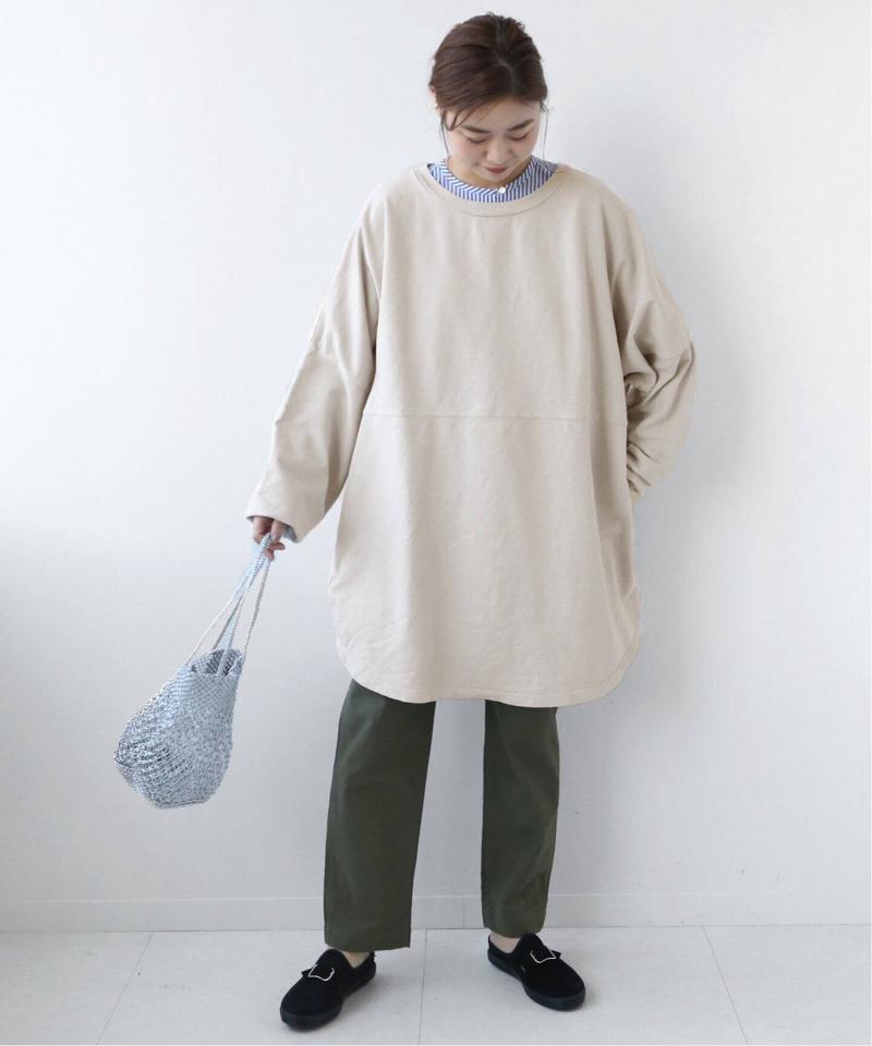 【LA APPAREL 】RELUME French Terry Oversized PO：別注カットソー◆（JOURNAL STANDARD relume）