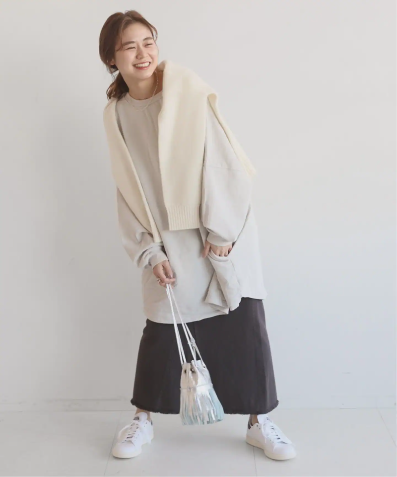 【LA APPAREL 】RELUME French Terry Oversized PO：別注カットソー◆（JOURNAL STANDARD relume）