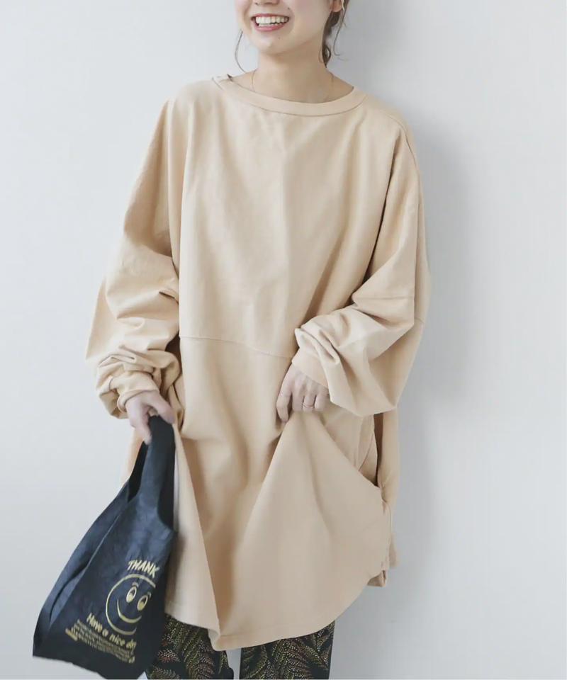 【LA APPAREL 】RELUME French Terry Oversized PO：別注カットソー◆（JOURNAL STANDARD relume）