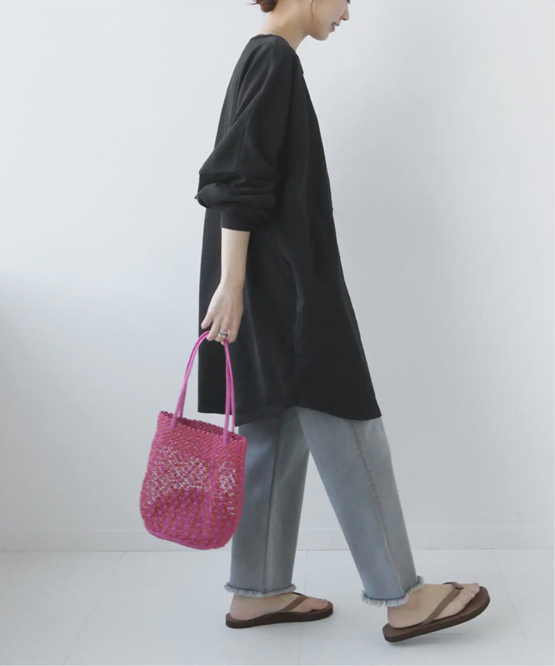 【LA APPAREL 】RELUME French Terry Oversized PO：別注カットソー◆（JOURNAL STANDARD relume）