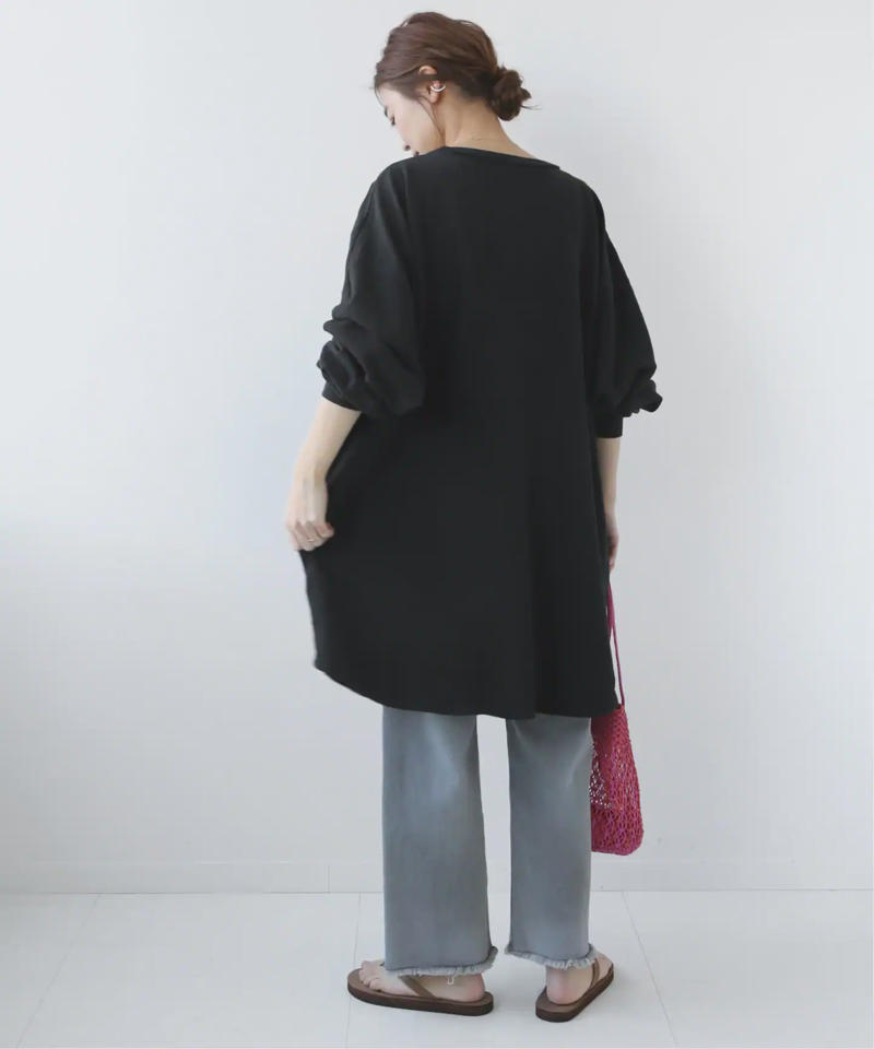 【LA APPAREL 】RELUME French Terry Oversized PO：別注カットソー◆（JOURNAL STANDARD relume）