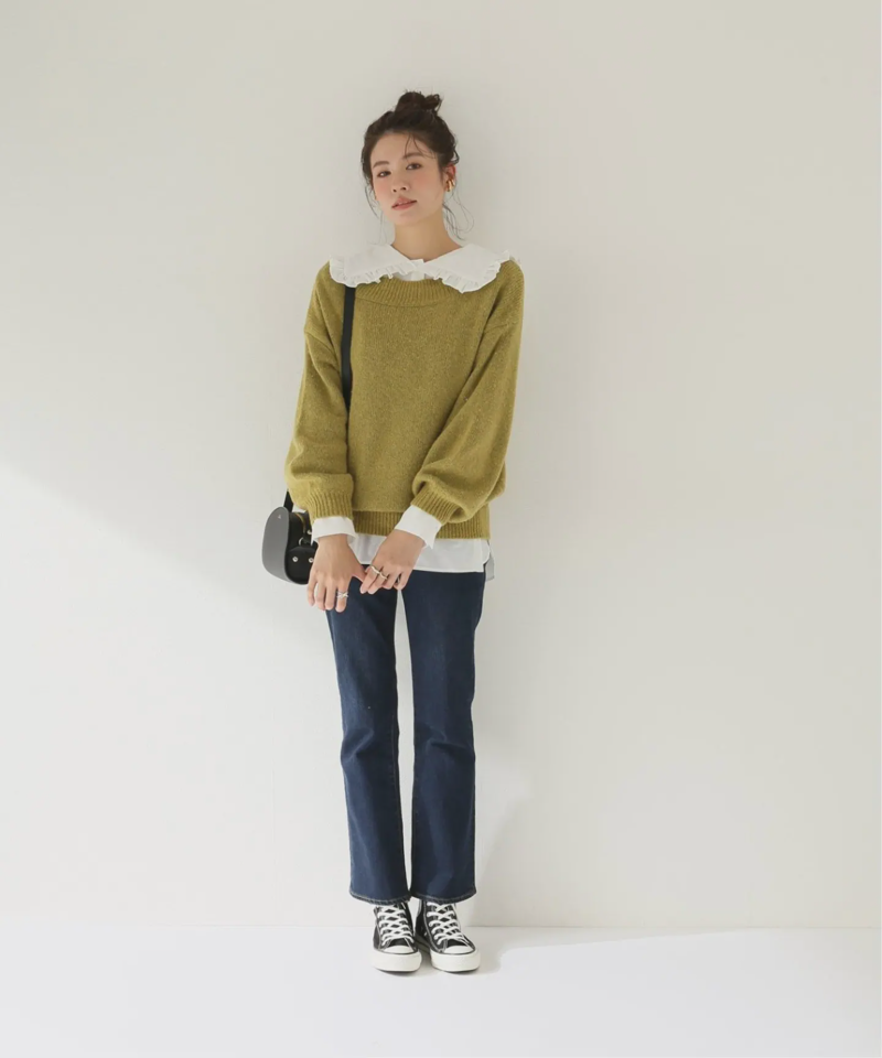 《追加》80タイプライターセーラーフリルシャツ◆（JOURNAL STANDARD relume）