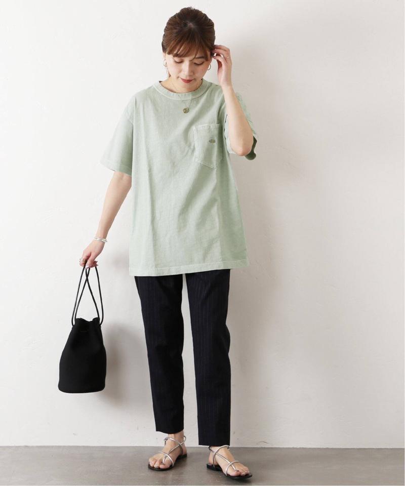 【THE NORTH FACE PPL】TNF PPL 7OZ PIGMENT DIE H/S ポケットTシャツ◆（JOURNAL STANDARD）
