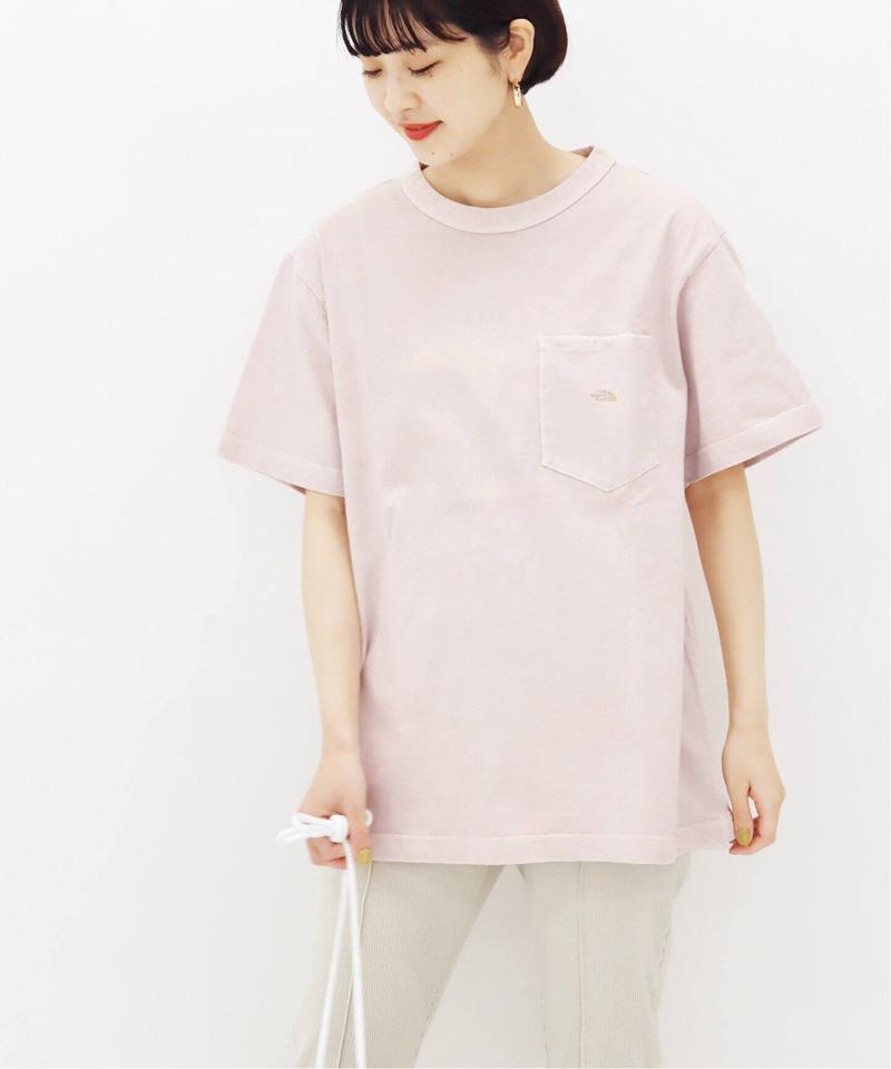 【THE NORTH FACE PPL】TNF PPL 7OZ PIGMENT DIE H/S ポケットTシャツ◆（JOURNAL STANDARD）