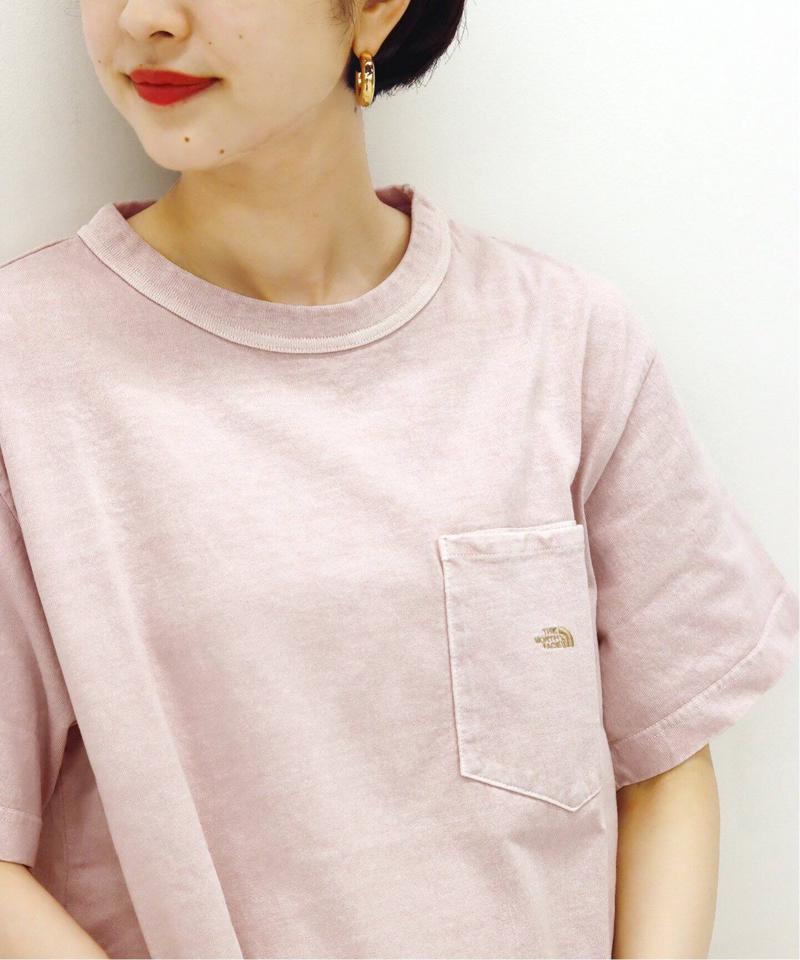 【THE NORTH FACE PPL】TNF PPL 7OZ PIGMENT DIE H/S ポケットTシャツ◆（JOURNAL STANDARD）