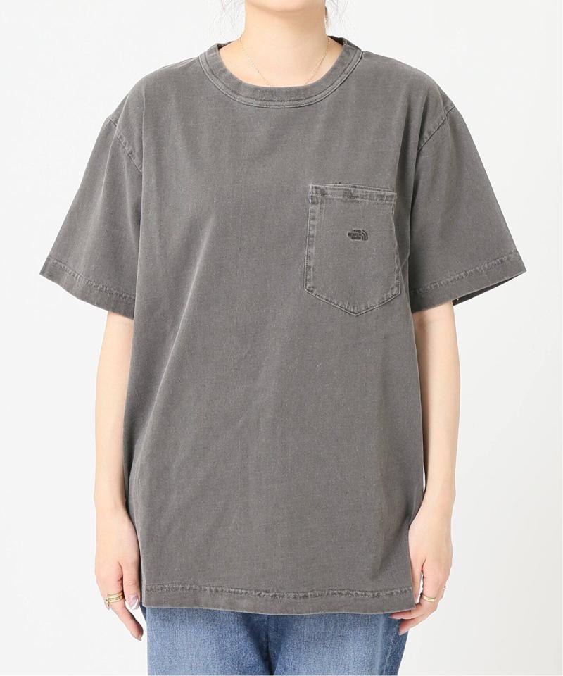 【THE NORTH FACE PPL】TNF PPL 7OZ PIGMENT DIE H/S ポケットTシャツ◆（JOURNAL STANDARD）
