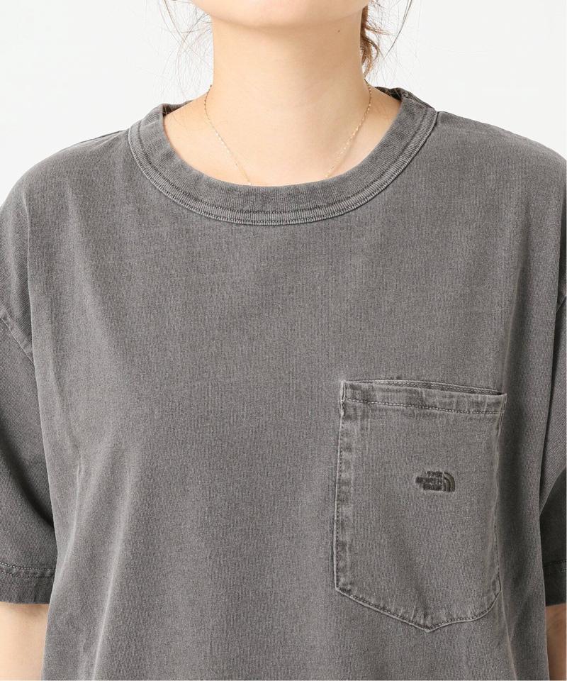 【THE NORTH FACE PPL】TNF PPL 7OZ PIGMENT DIE H/S ポケットTシャツ◆（JOURNAL STANDARD）