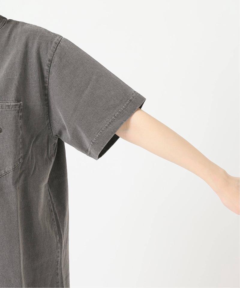 【THE NORTH FACE PPL】TNF PPL 7OZ PIGMENT DIE H/S ポケットTシャツ◆（JOURNAL STANDARD）