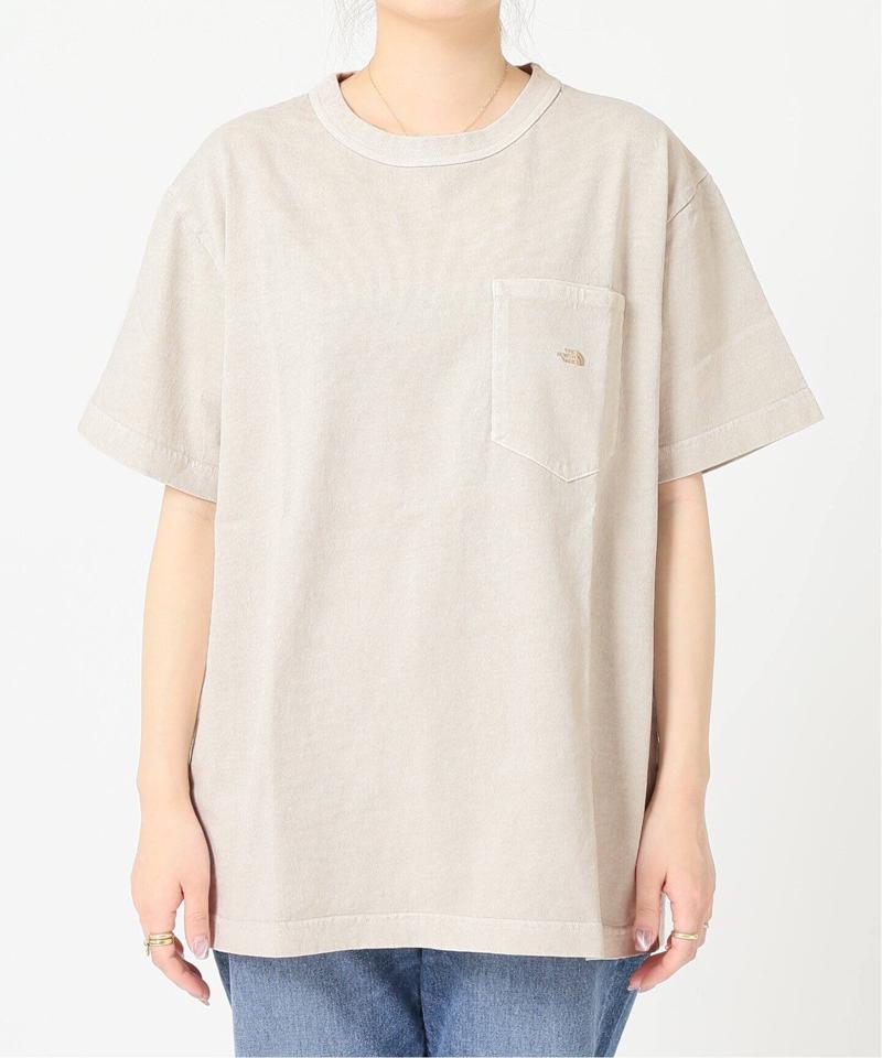 【THE NORTH FACE PPL】TNF PPL 7OZ PIGMENT DIE H/S ポケットTシャツ◆（JOURNAL STANDARD）