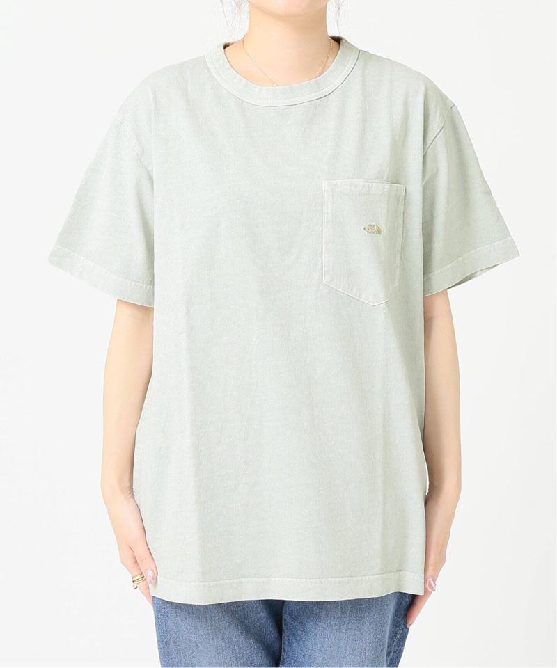 【THE NORTH FACE PPL】TNF PPL 7OZ PIGMENT DIE H/S ポケットTシャツ◆（JOURNAL STANDARD）
