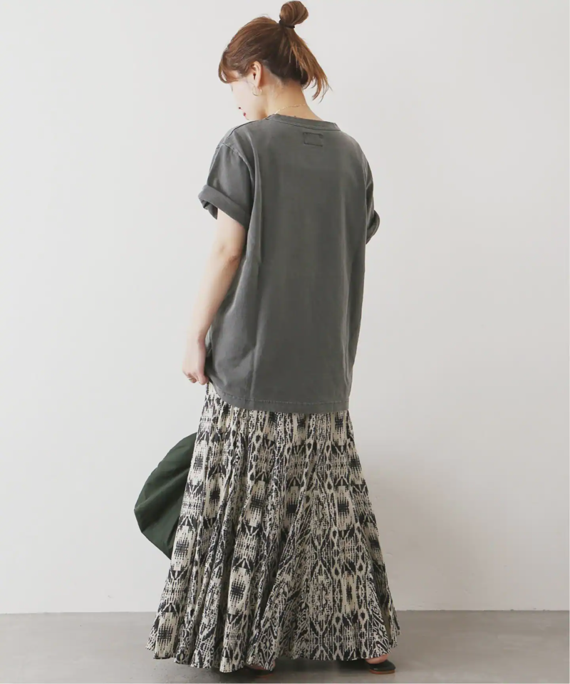 【THE NORTH FACE PPL】TNF PPL 7OZ PIGMENT DIE H/S ポケットTシャツ◆（JOURNAL STANDARD）