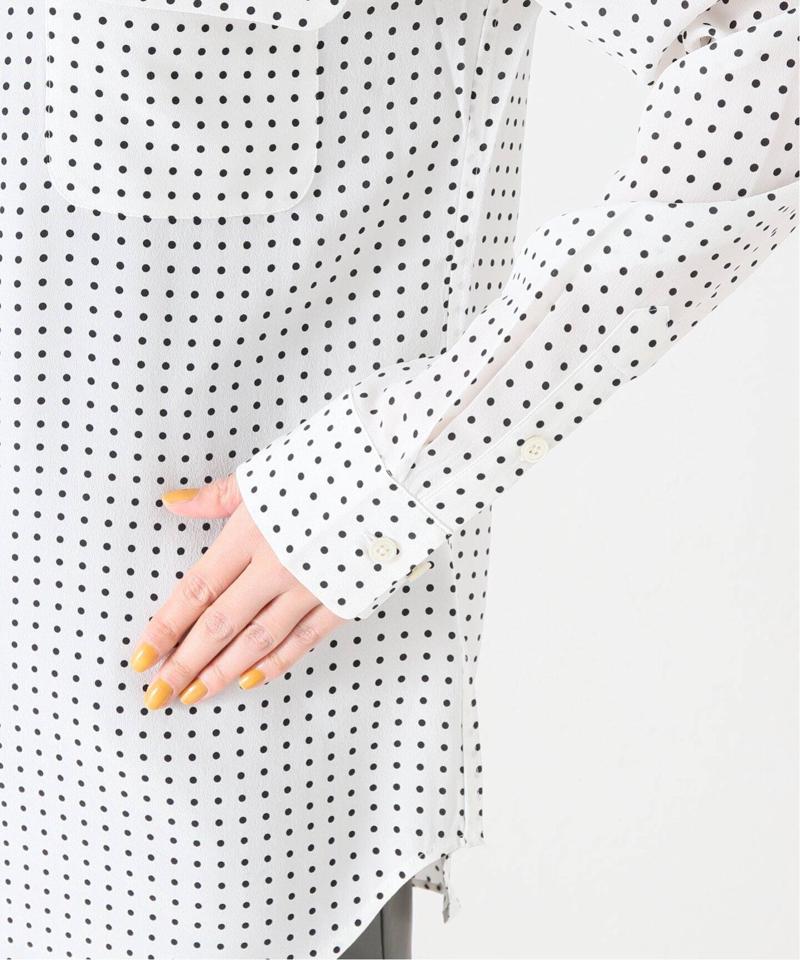 【EQUIPMENT/エキプモン】 SLIM SIGNATURE DOT：シャツ（JOURNAL STANDARD L'ESSAGE）
