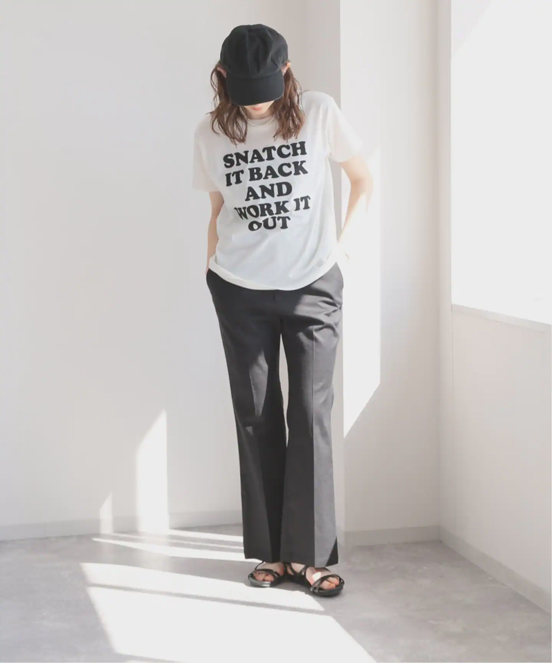 ロゴプリントクルーネックTEE◆（JOURNAL STANDARD relume）
