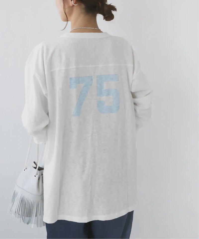 【HOLIDAYS COMFORT】FOOTBALL TEE：別注Tシャツ◆（JOURNAL STANDARD relume）