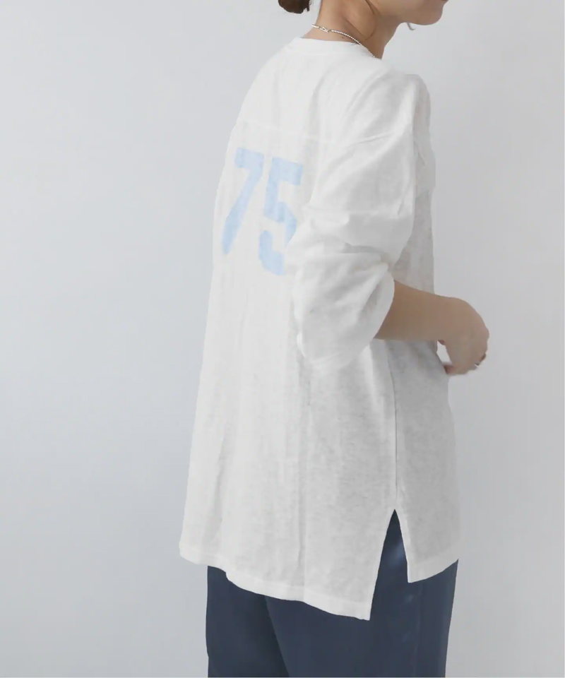 【HOLIDAYS COMFORT】FOOTBALL TEE：別注Tシャツ◆（JOURNAL STANDARD relume）