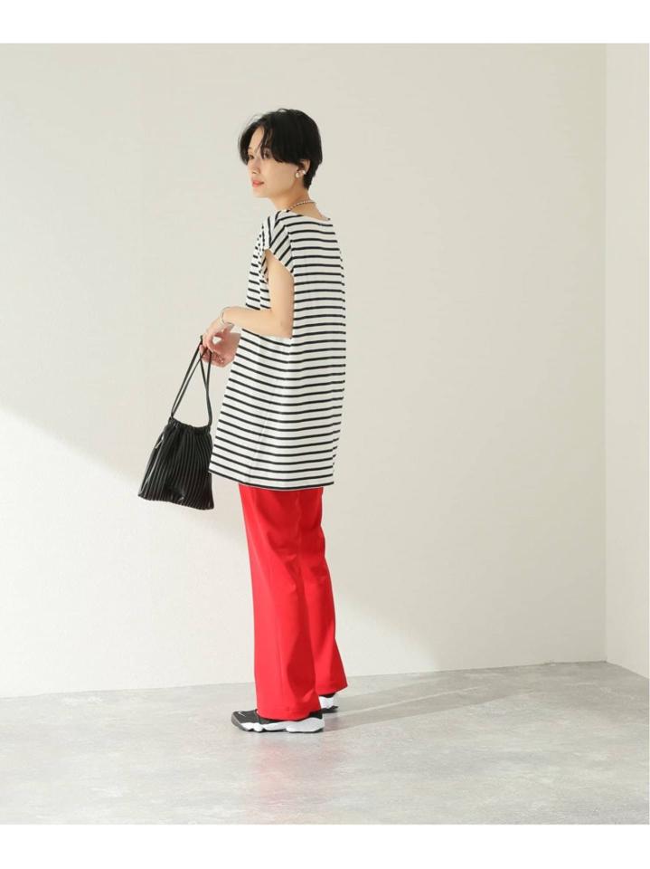 ボーダーフレンチスリーブTシャツ