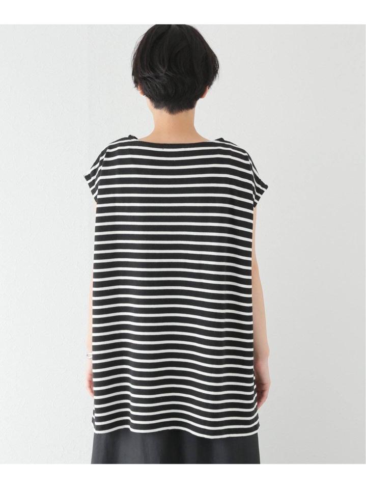 ボーダーフレンチスリーブTシャツ