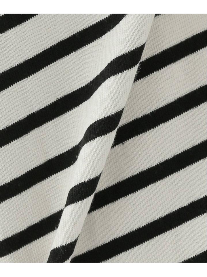 ボーダーフレンチスリーブTシャツ