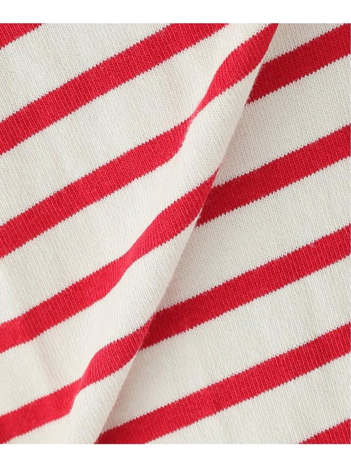 ボーダーフレンチスリーブTシャツ