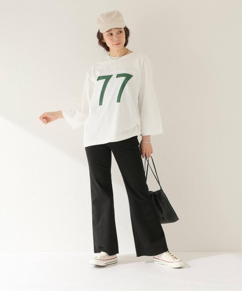 ナンバリングプリントクルーネックTEE◆（JOURNAL STANDARD relume）