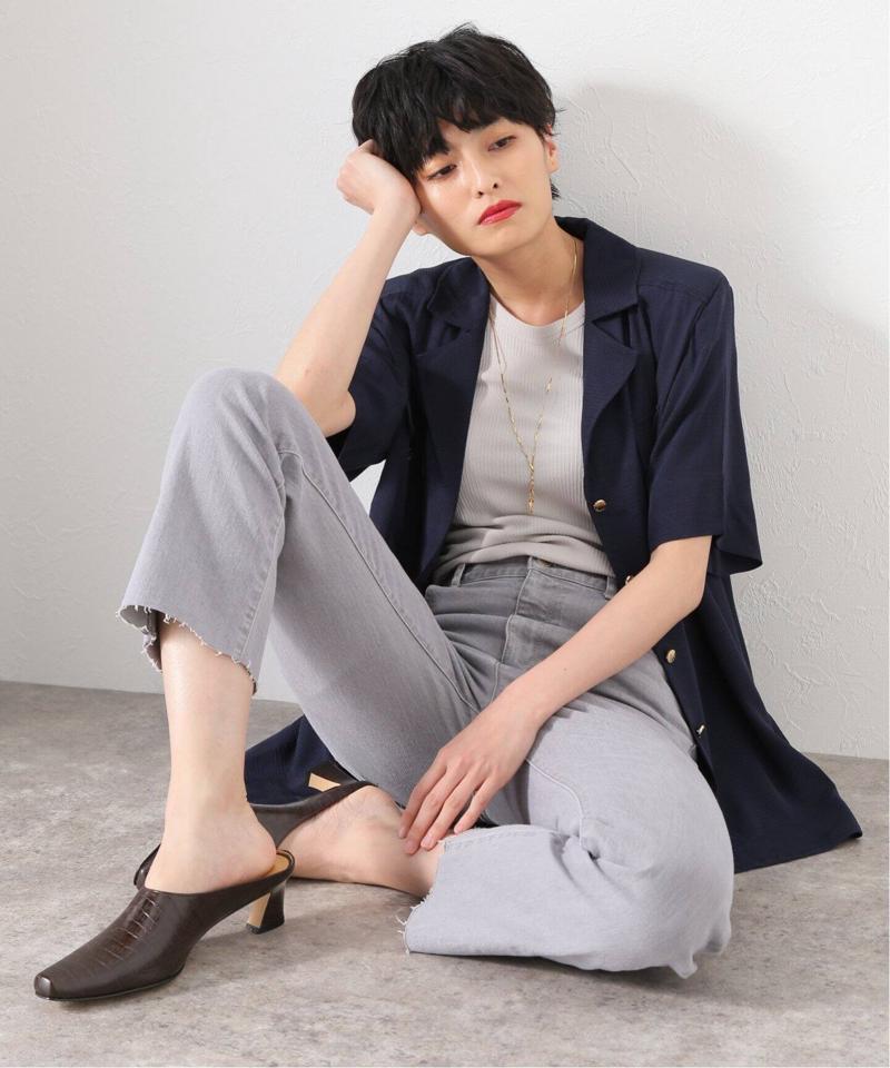【GANNI/ガニー】Ripstop Ecovero SH：シャツ（JOURNAL STANDARD L'ESSAGE）