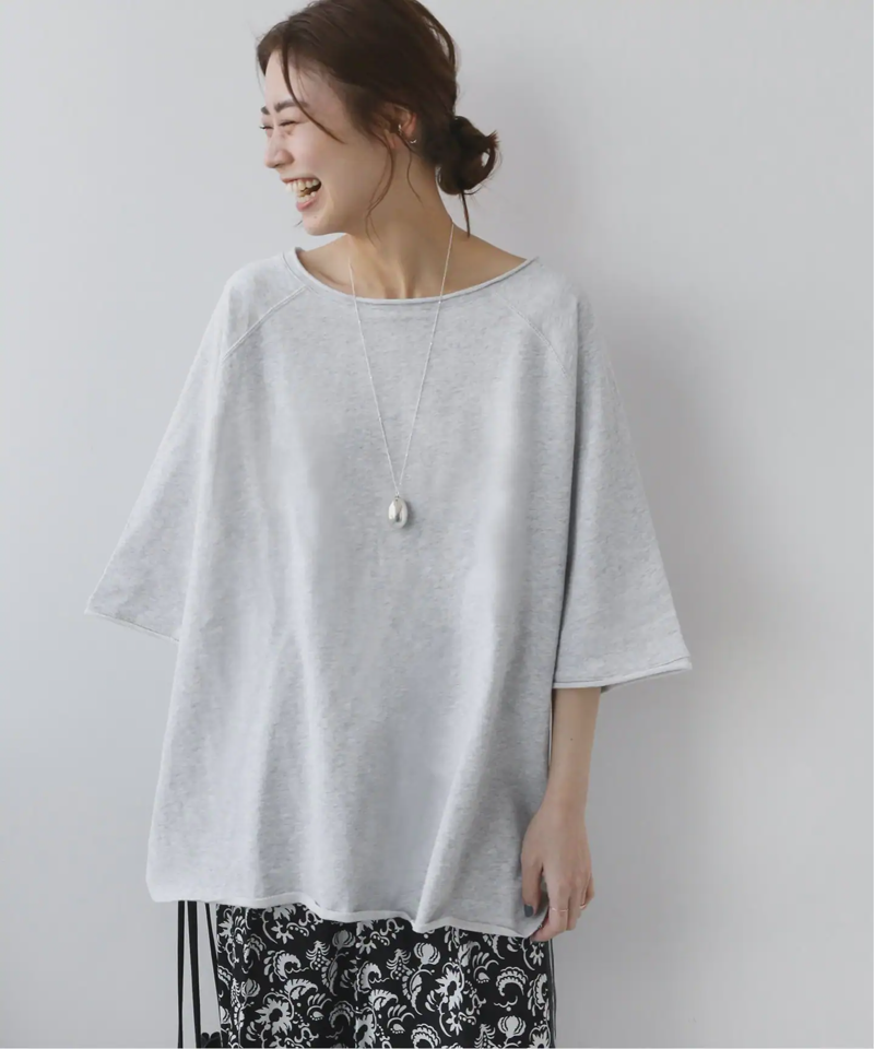 コットンスラブラグランスウェットTEE◆（JOURNAL STANDARD relume）
