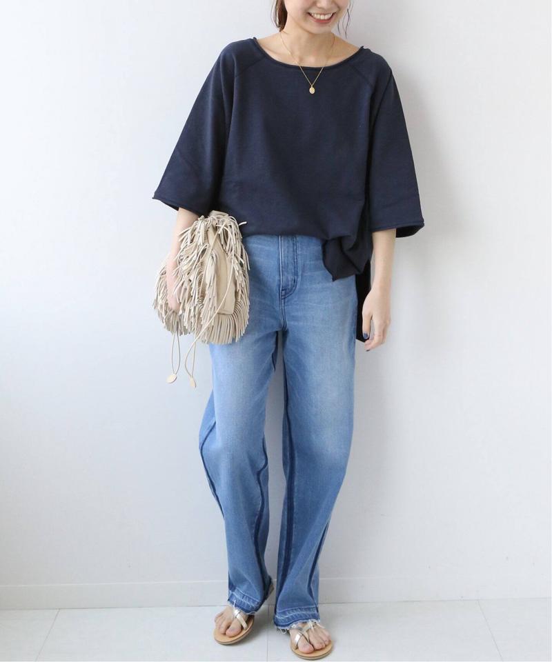 コットンスラブラグランスウェットTEE◆（JOURNAL STANDARD relume）