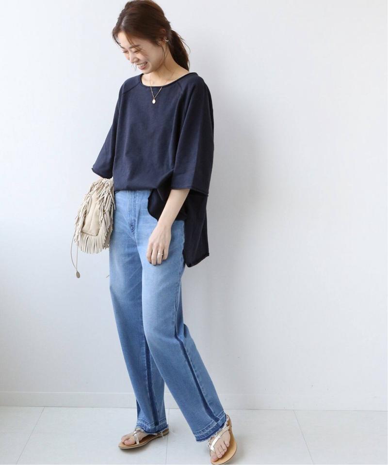 コットンスラブラグランスウェットTEE◆（JOURNAL STANDARD relume）