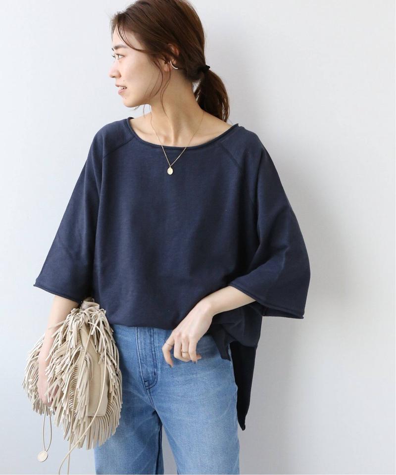 コットンスラブラグランスウェットTEE◆（JOURNAL STANDARD relume）