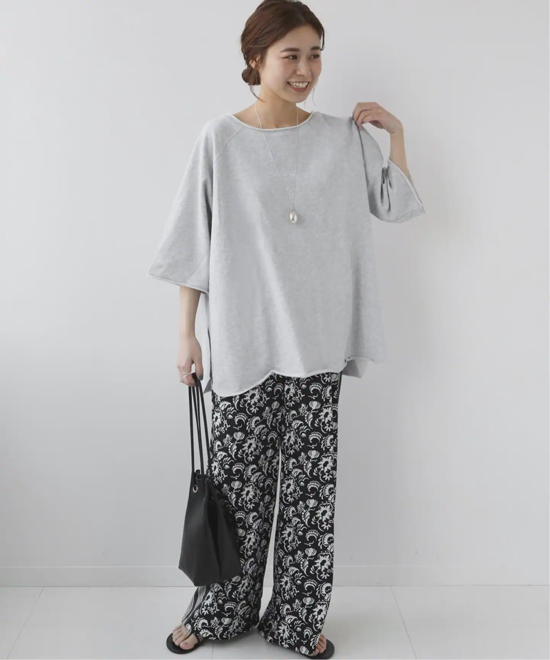 コットンスラブラグランスウェットTEE◆（JOURNAL STANDARD relume）